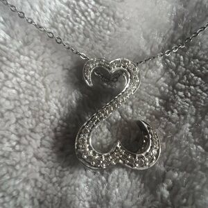 Jane Seymour open heart necklace